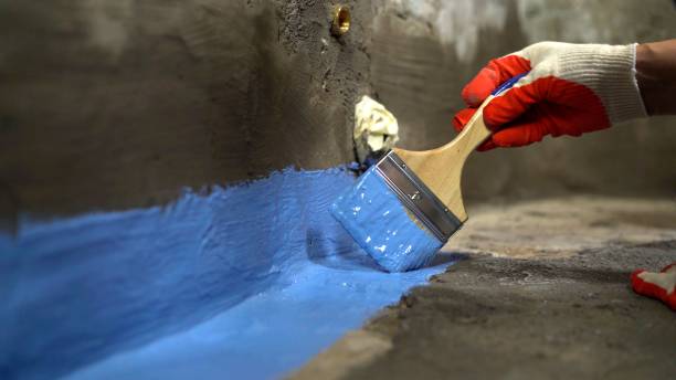 Commercial Exterior Waterproofing project at a Warrenton, OR business property by SJ Waterproofing Pros